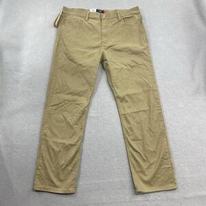 Dockers Pants Mens 36x30 Beige Jean Cut Straight Fit All Seasons Tech Casual
